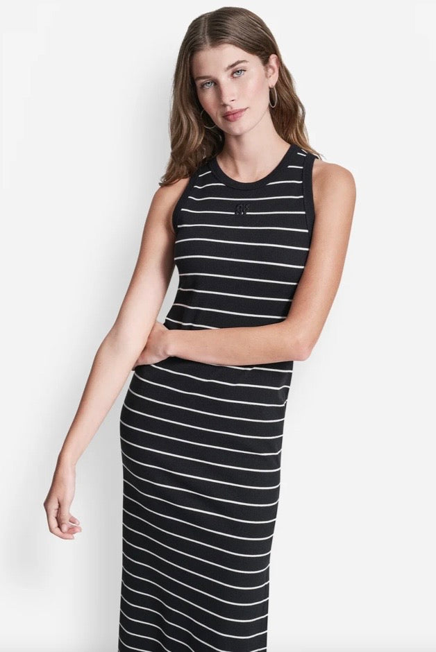 DKNY Ripped Tank Maxi Dress