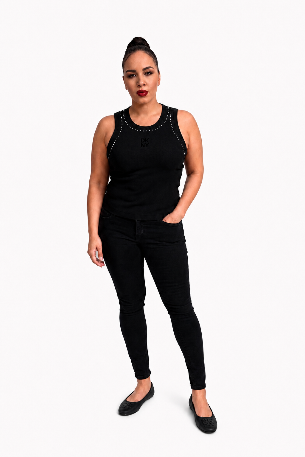 DKNY Dome Studded Tank